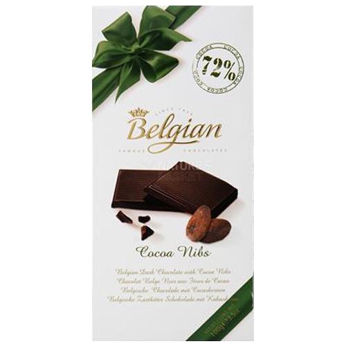 Belgian Chocolate pralines with ribbon 100g The Belgian