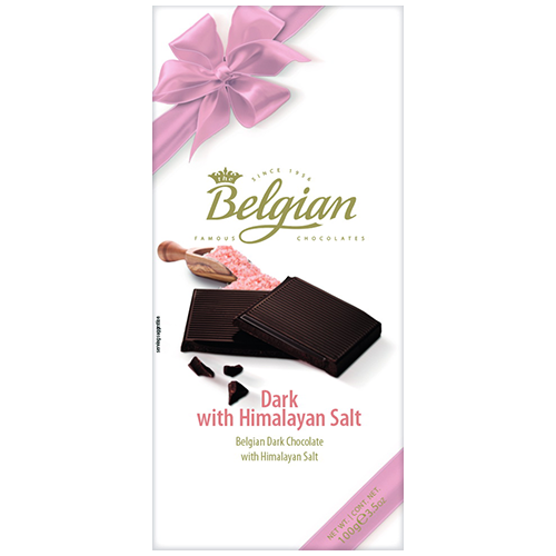 Belgian Chocolate pralines with ribbon 100g The Belgian