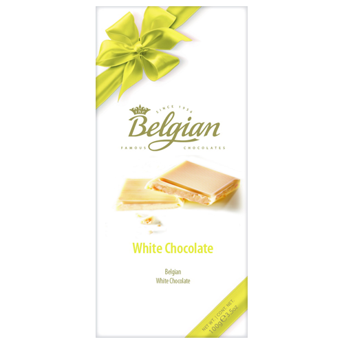 Belgian Chocolate pralines with ribbon 100g The Belgian