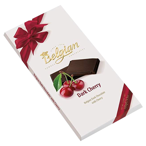 Belgian Chocolate pralines with ribbon 100g The Belgian