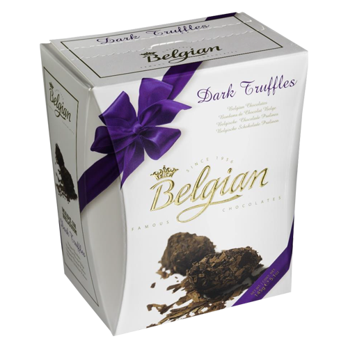 Belgian Chocolate pralines with ribbon 100g The Belgian