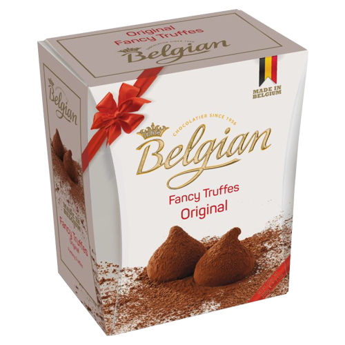 Cocoa dusted truffles original The Belgian 200g 