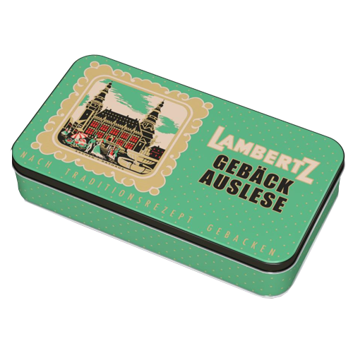 Mešavina keksa u zelenoj retro kutiji Lambertz 200g 